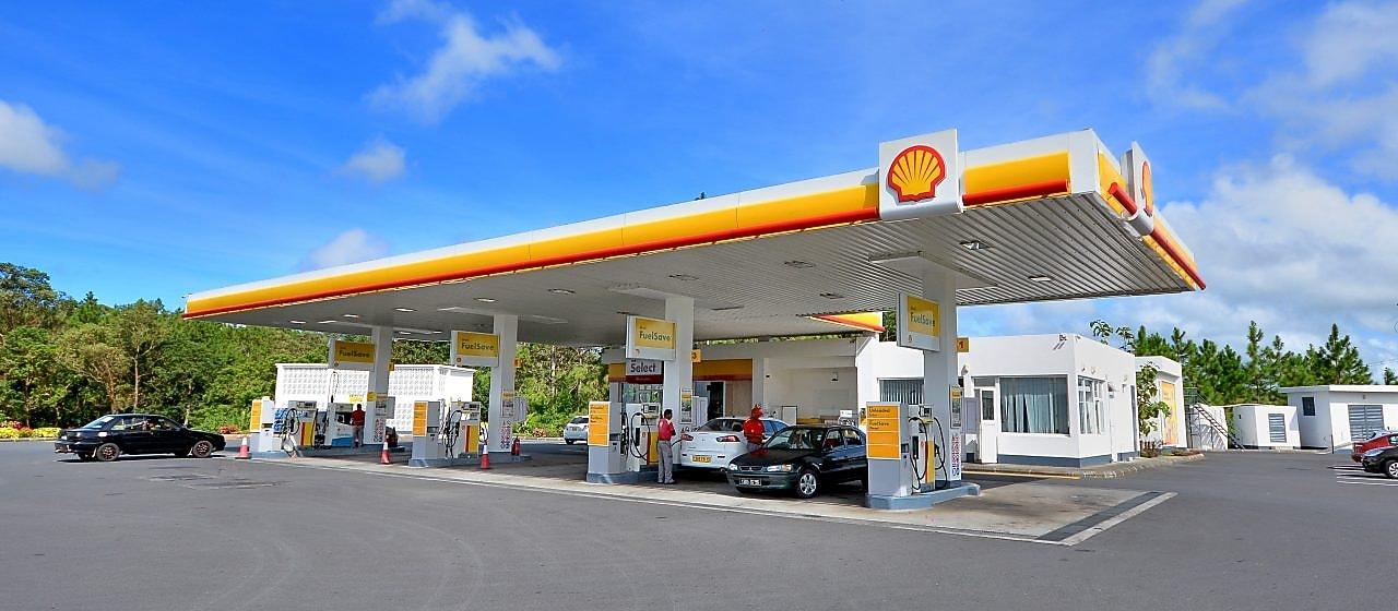Petrol station in Mauritius for travellers driving a rental car